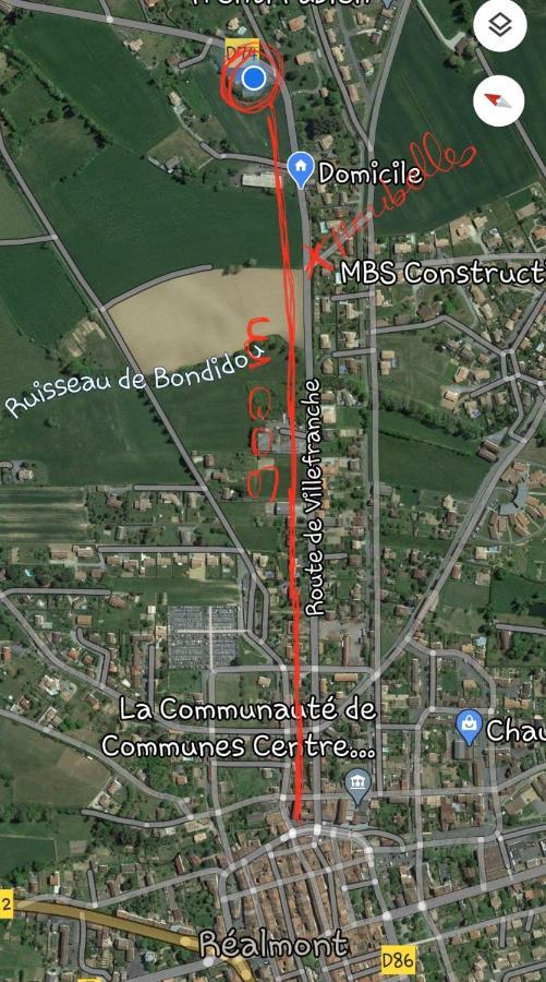 T1 Dans Maison Au Calme Réalmont Eksteriør bilde